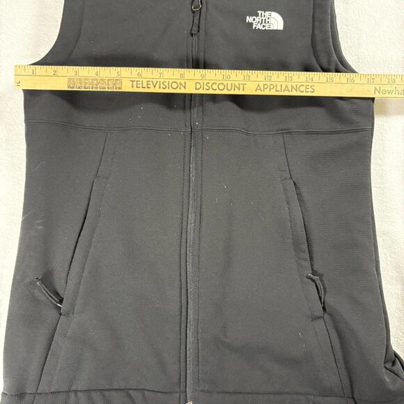The North Face WindWall Vest Womens Small Black Softshell Hooded Outdoor - Picture 8 of 10